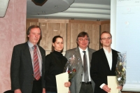 Dr. Peter Mietke, Andrea Böhm, Prof. Günther Keilhofer und Stefan Riedel v.l.n.r.…
